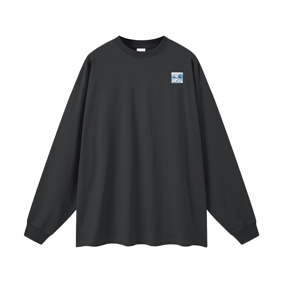 Proverbs 18:21 mic Long Sleeve T-Shirt