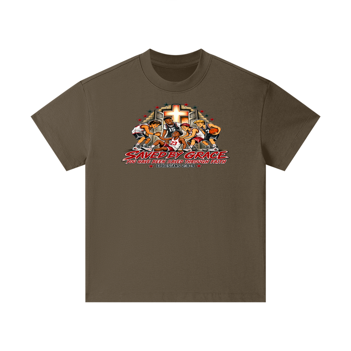 Saved By Grace You Been Saved Through Faith Kids T-Shirt