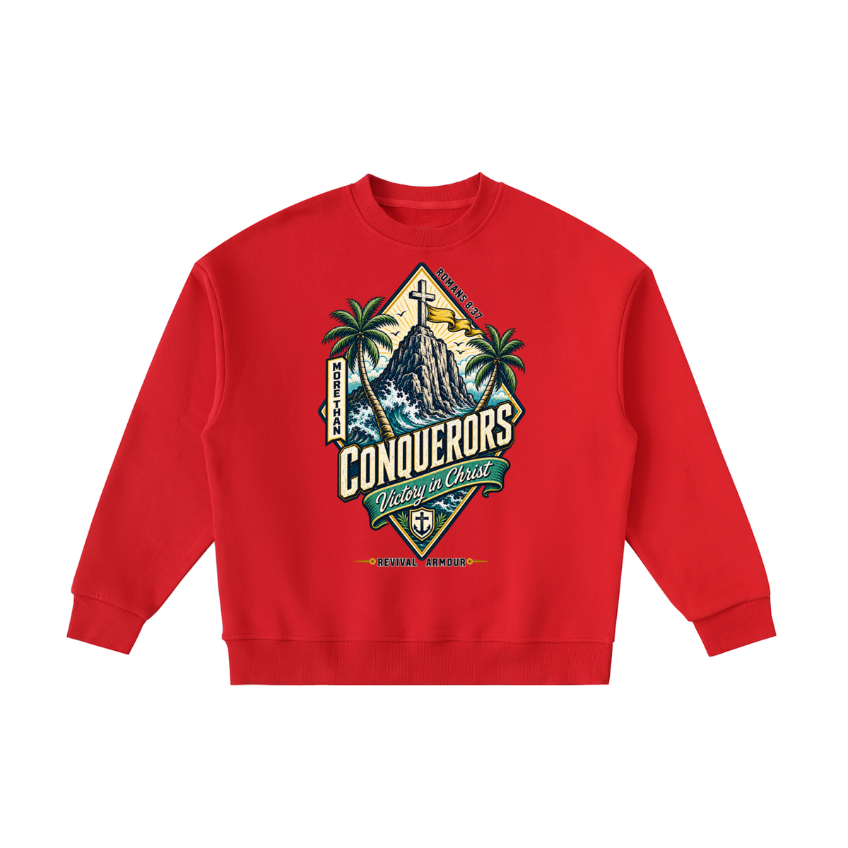 More than conquerors victory in Christ youth Sweatshirt