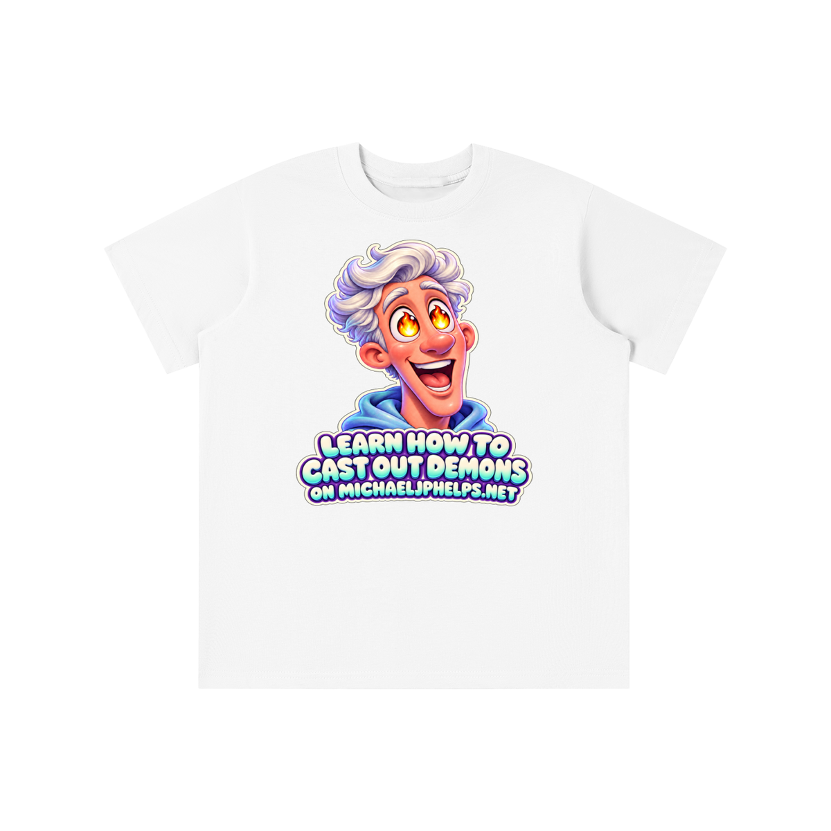 LEARN HOW TO CAST OUT DEMONS ON MICHAELJPHELPS.NET youth T-shirt