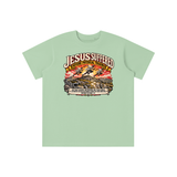 JESUS SUFFERED SEVERE PHYSICAL TRAUMA AND YOUR LAUGHING AND MOCKING HIM THOSE ROMAN AUTHORITIES ARE NOT MY FRIENDS I'M MOST DEF GOING HOME NO INSPIRED BY MARK 1:15. youth T-shirt