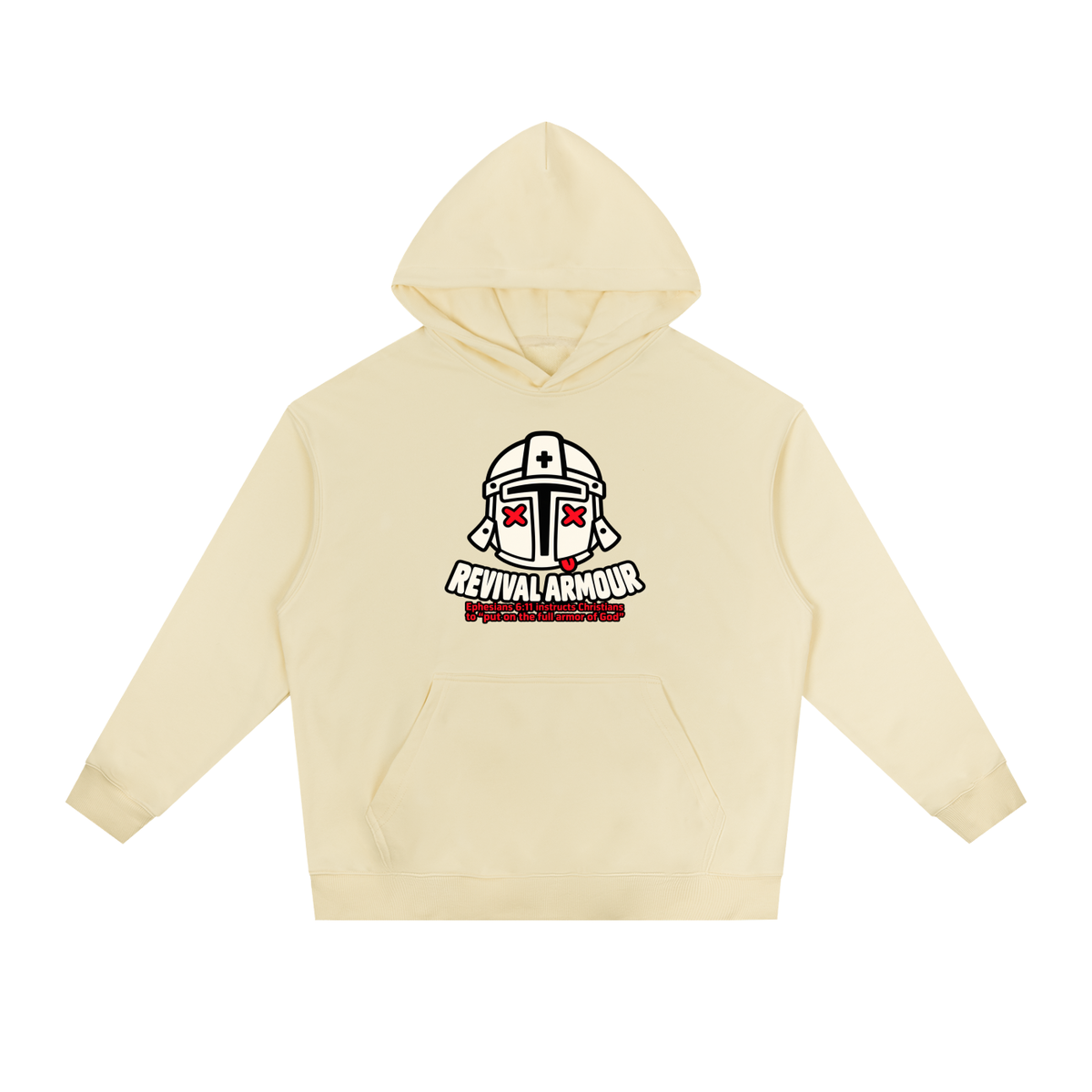 REVIVAL ARMOUR Ephesians 6:11 instructs Christians to "put on the full armor of God" Hoodie