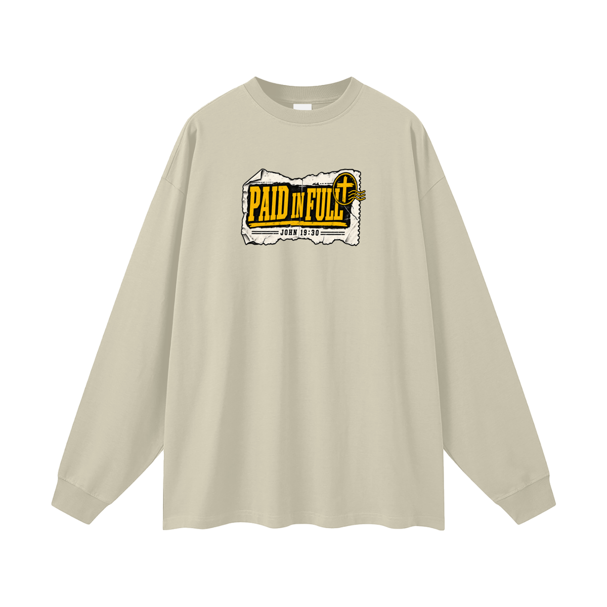 PAID IN FULL - JOHN 19:30 - Long Sleeve T-Shirt