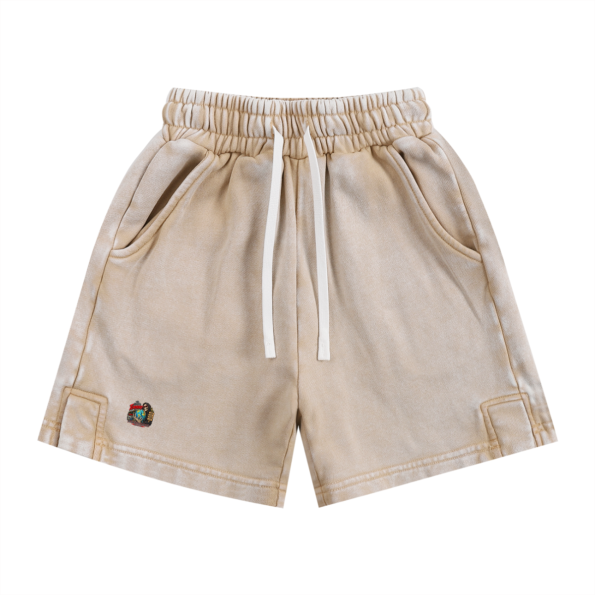 This world is temporary Jesus gives eternal life all this stuff is going to burn up and your doesn't have to burn forever ( Ephesians 4:29 ) Kids' Shorts