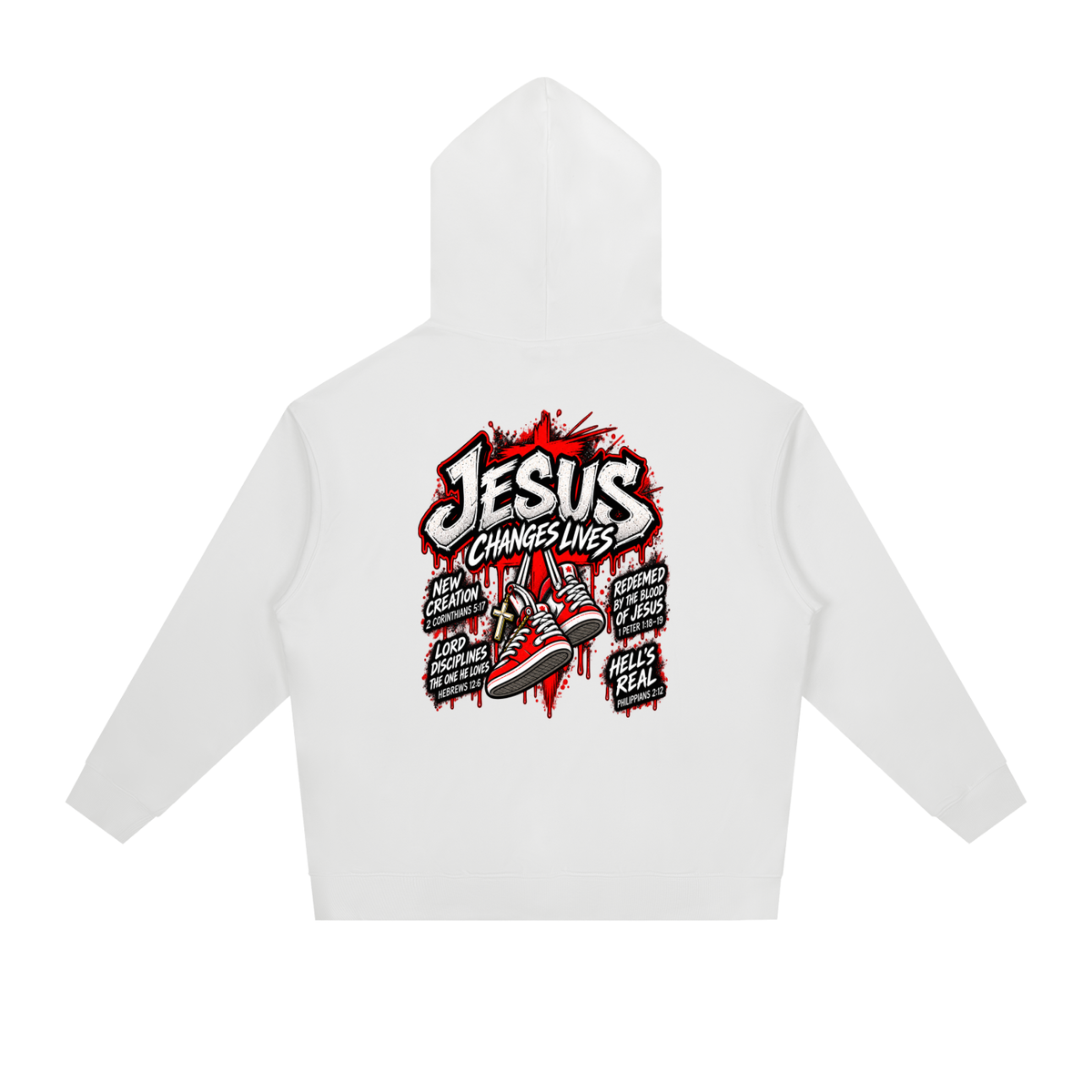 JESUS CHANGES LIVES Hoodie