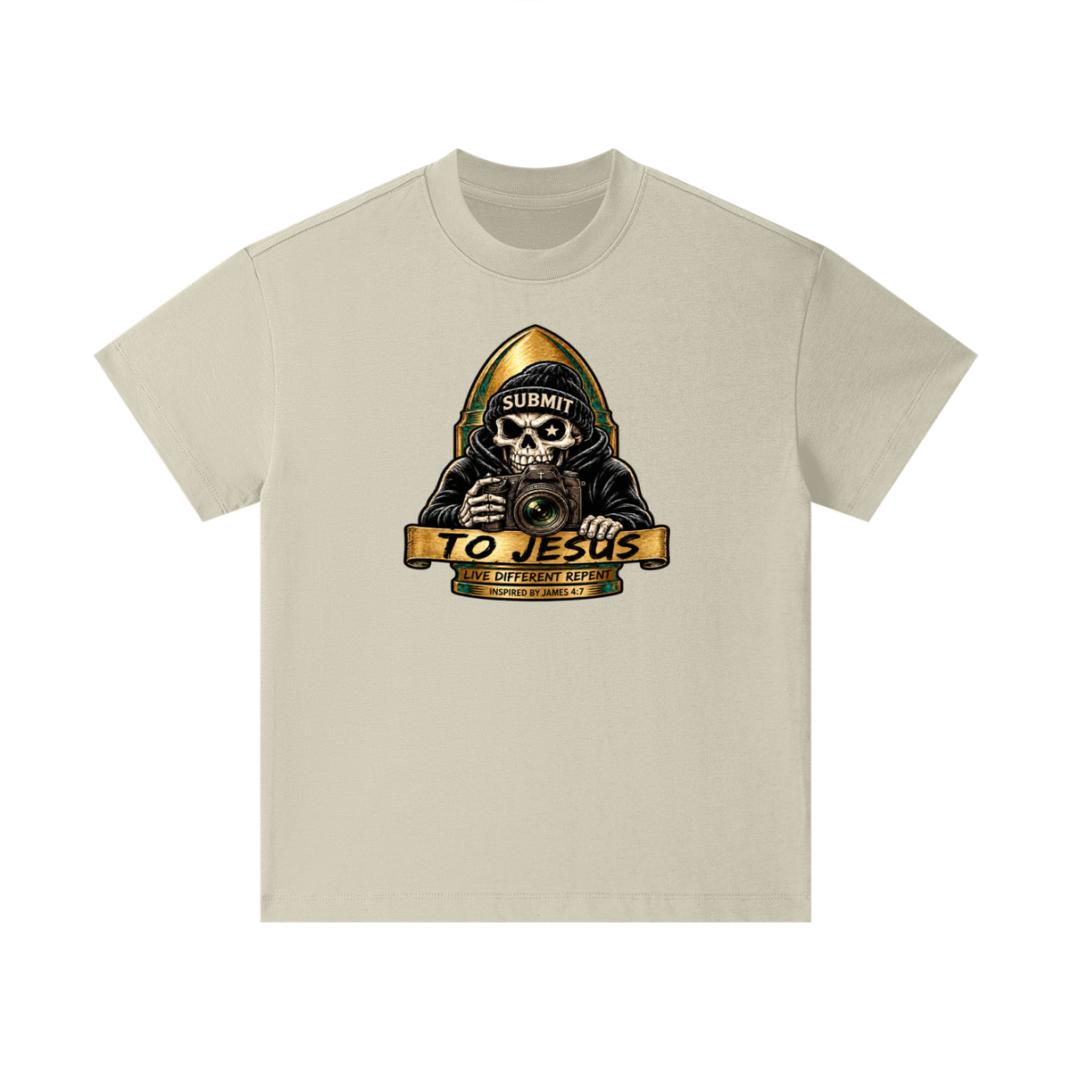 SUBMIT TO JESUS LIVE DIFFERENT REPENT INSPIRED BY JAMES 4:7 Kids T-Shirt