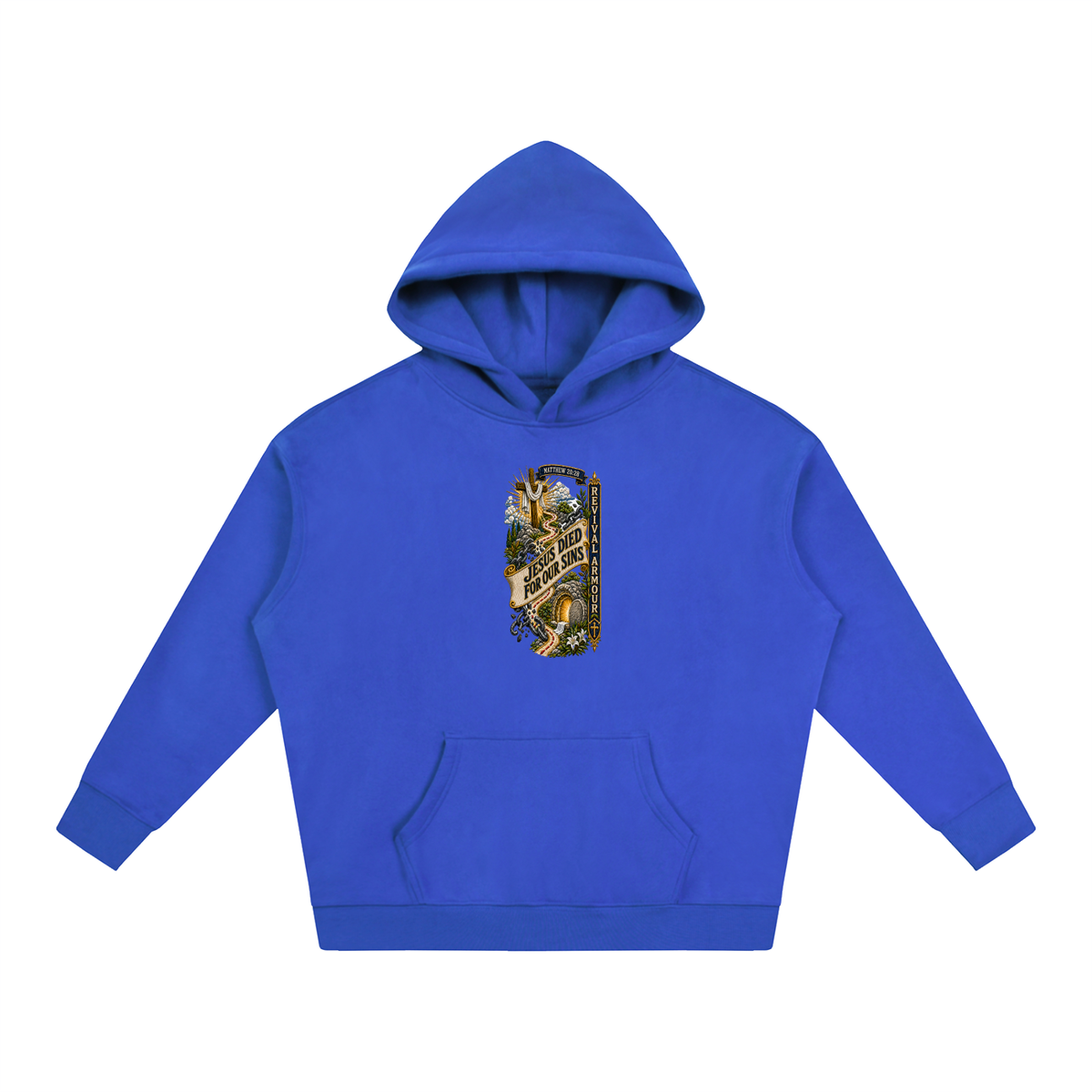 MATTHEW 20:28 Jesus died for our sins REVIVAL ARMOUR Hoodie