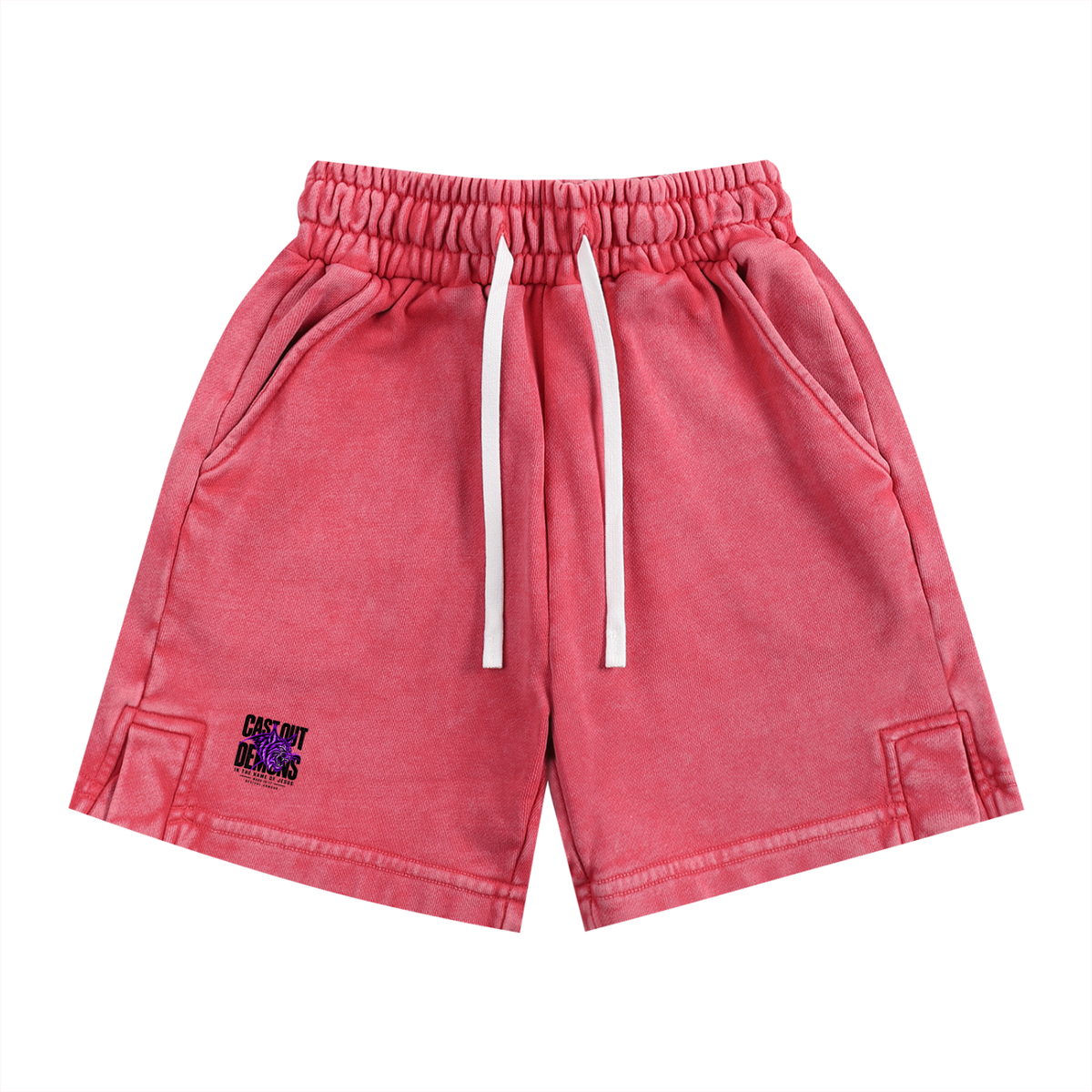 CAST OUT DEMONS IN THE NAME OF JESUS MARK 16:17 REVIVAL ARMOUR Kids' Shorts
