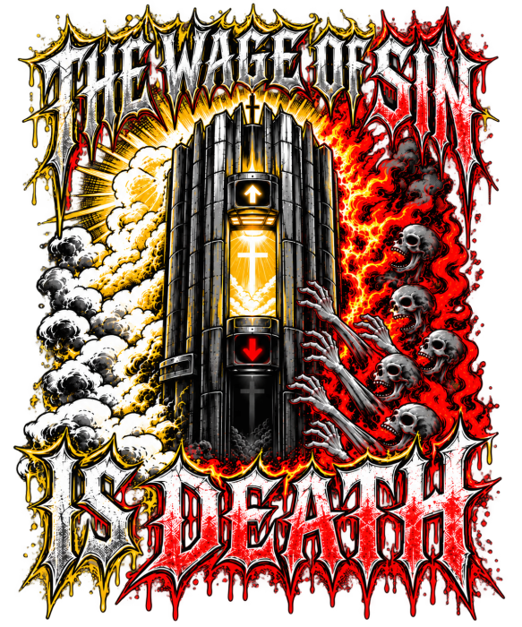 THE WAGE OF SIN IS DEATH Sweatpants