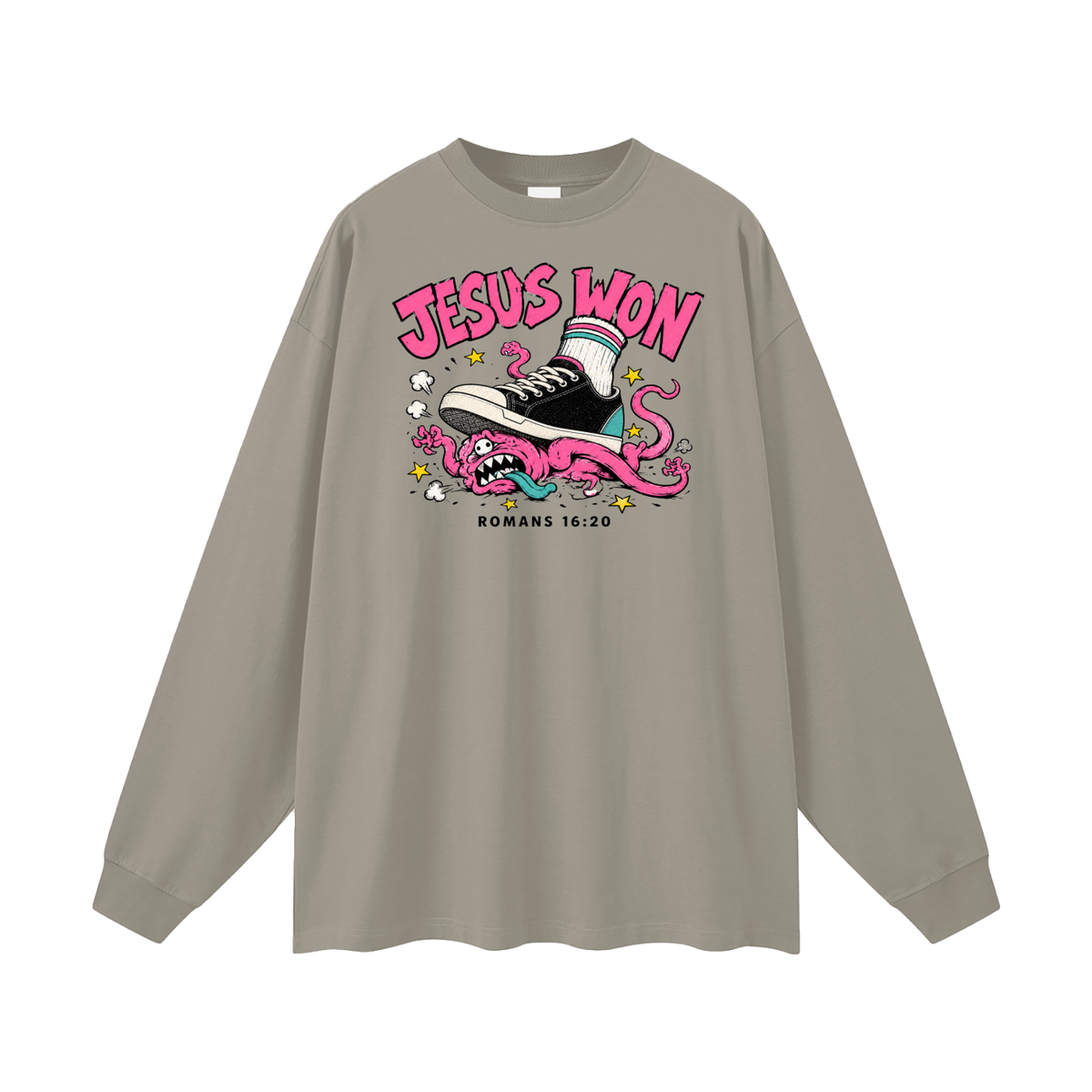 Jesus Won Long Sleeve T-Shirt