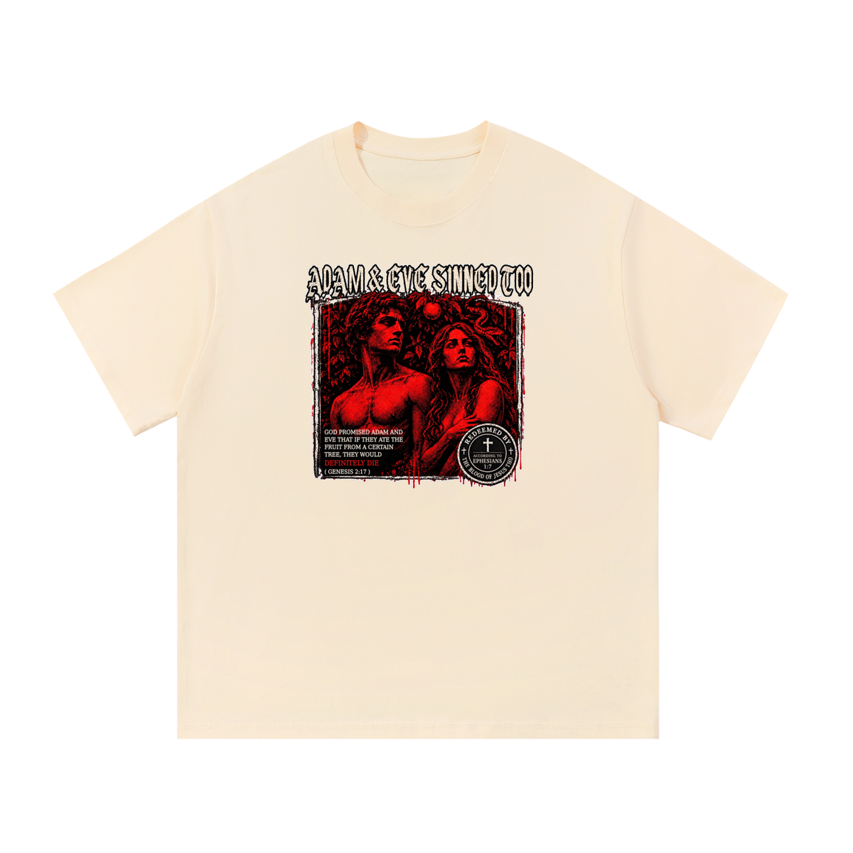 ADAM & EVE SINNED TOO T-Shirt