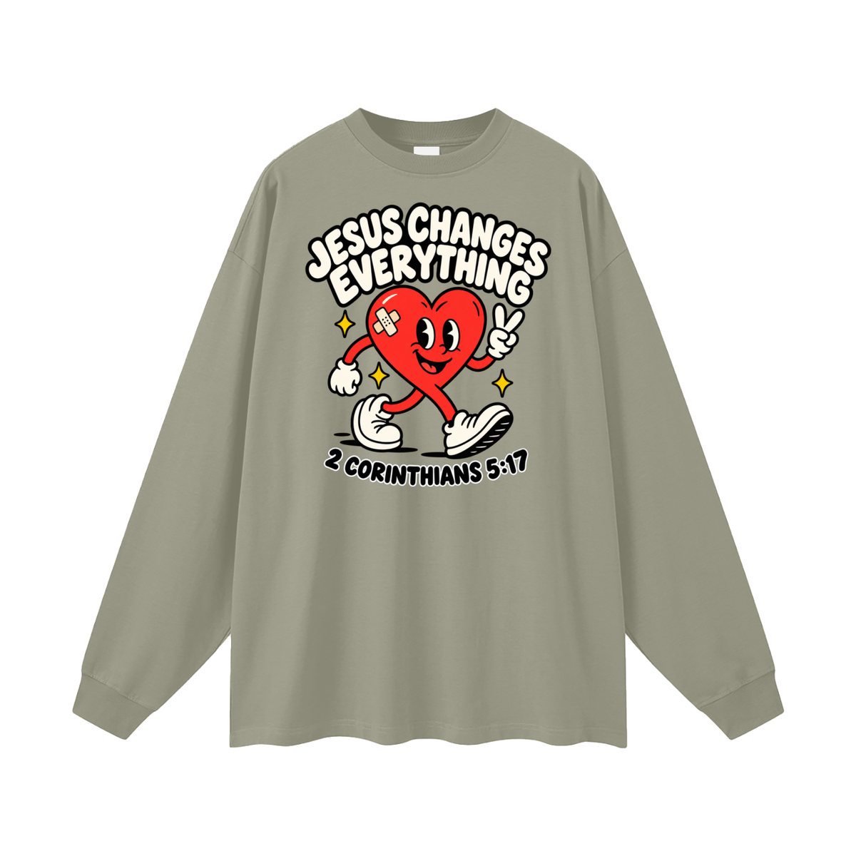 JESUS CHANGES EVERYTHING Long Sleeve T-Shirt