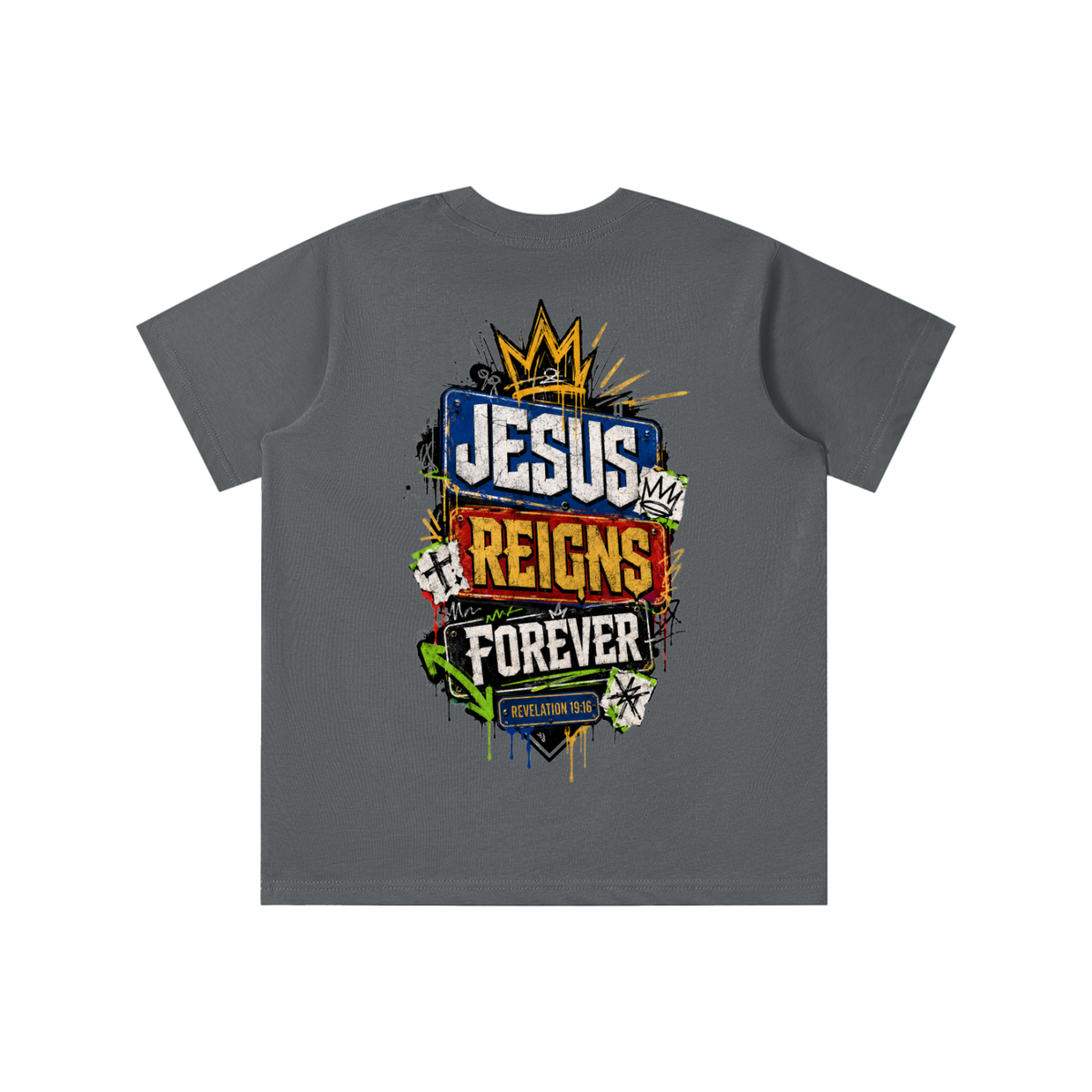 Jesus Reigns Forever youth T-shirt