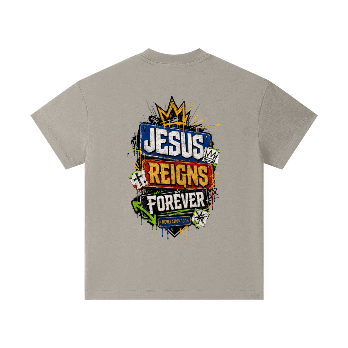 Jesus Reigns Forever Kids T-Shirt