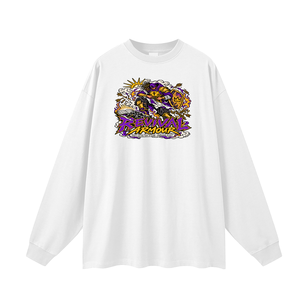 REVIVAL ARMOUR That's not the belt of truth - (Ephesians 6:14) Long Sleeve T-Shirt