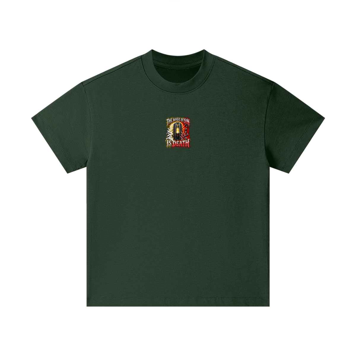 THE WAGE OF SIN IS DEATH WORKOUT YOUR SALVATION WITH FEAR & TREMBLING Kids T-Shirt