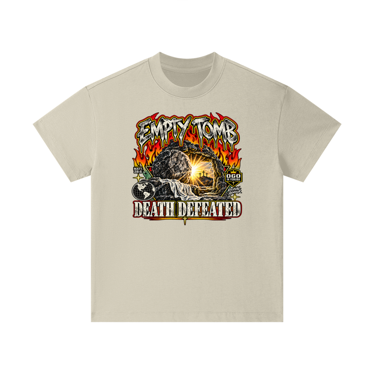 EMPTY TOMB DEATH DEFEATED Kids T-Shirt