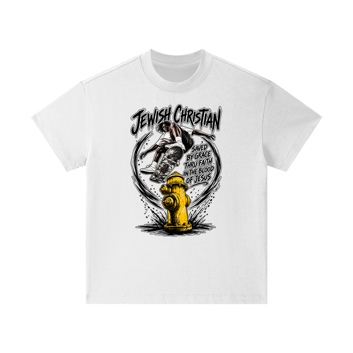 JEWISH CHRISTIAN SAVED BY GRACE THRU FAITH IN THE BLOOD OF JESUS Kids T-Shirt