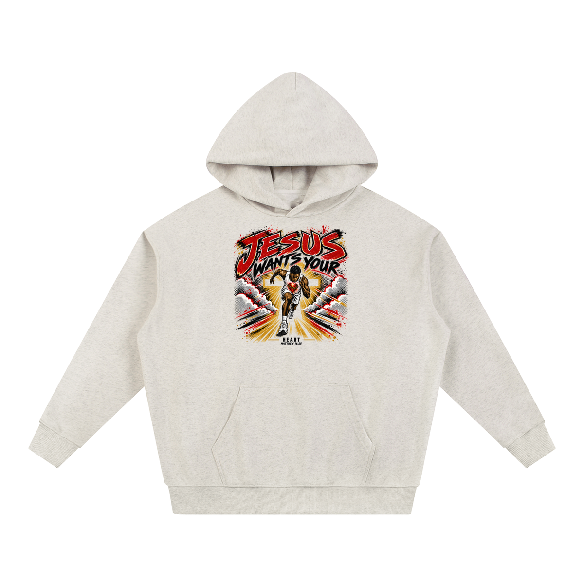JESUS WANTS YOUR HEART MATTEW 16:25 Hoodie