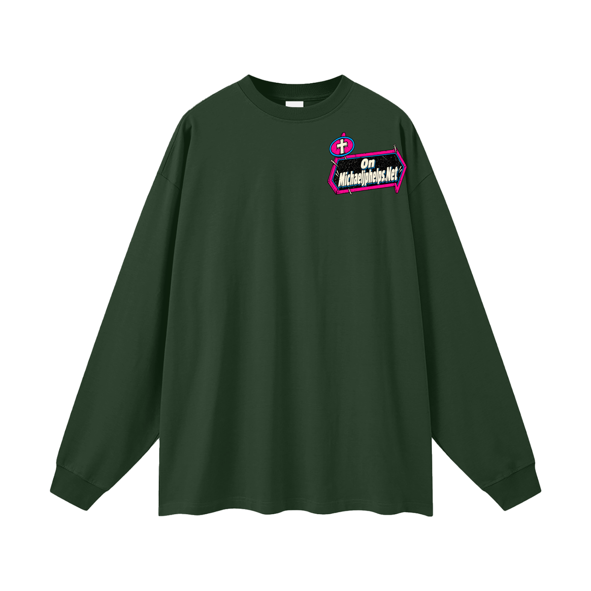 Cast out demons in the name of Jesus on Michaeljphelps.Net Long Sleeve T-Shirt