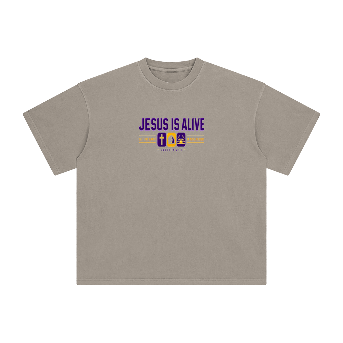 JESUS IS ALIVE CAST OUT DEMONS ON MICHAELJPHELPS.NET T-Shirt