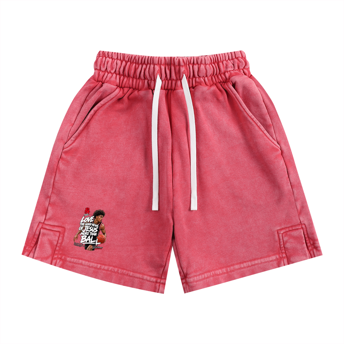 LOVE THE GOOD NEWS OF JESUS MORE THAN BALL Kids' Shorts