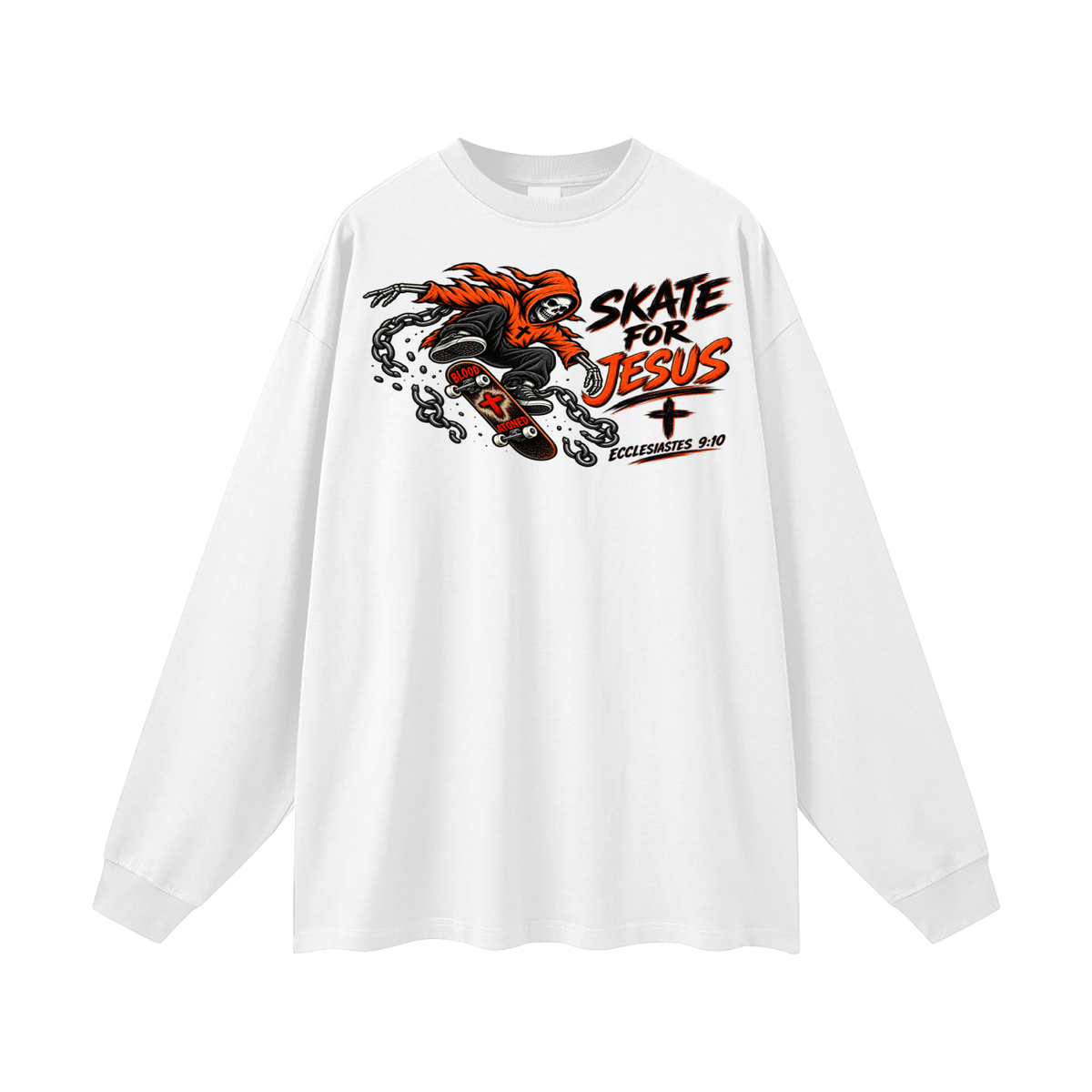 Skate for Jesus Long Sleeve T-Shirt