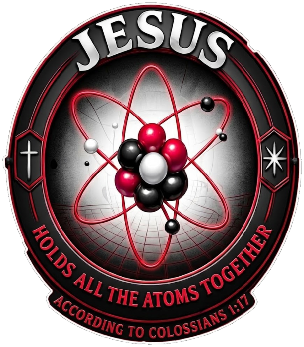 JESUS HOLDS ALL THE ATOMS TOGETHER ACCORDING TO COLOSSIANS 1:17 T-Shirt