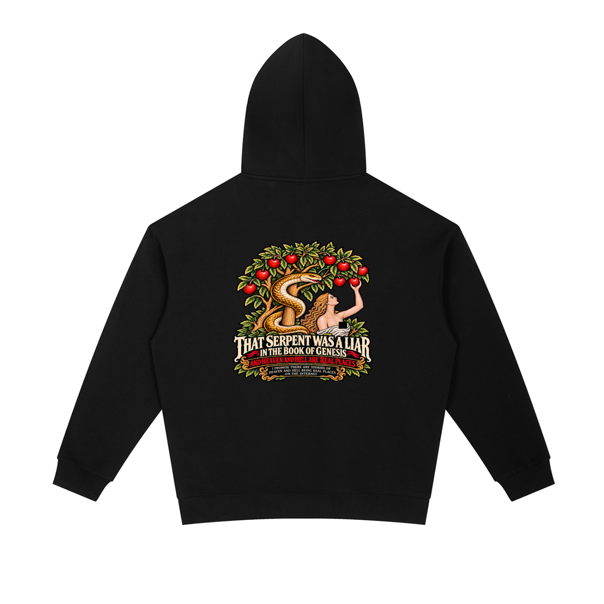 REVIVAL ARMOUR THAT SERENT WAS A LIAR IN THE BOOK OF GENESIS AND HEAVEN AND HELL ARE REAL PLACES I PROMISE THESE ARE STORIES OF HEAVEN AND HELL BEING REAL PLACES ON THE INTERNET Hoodie