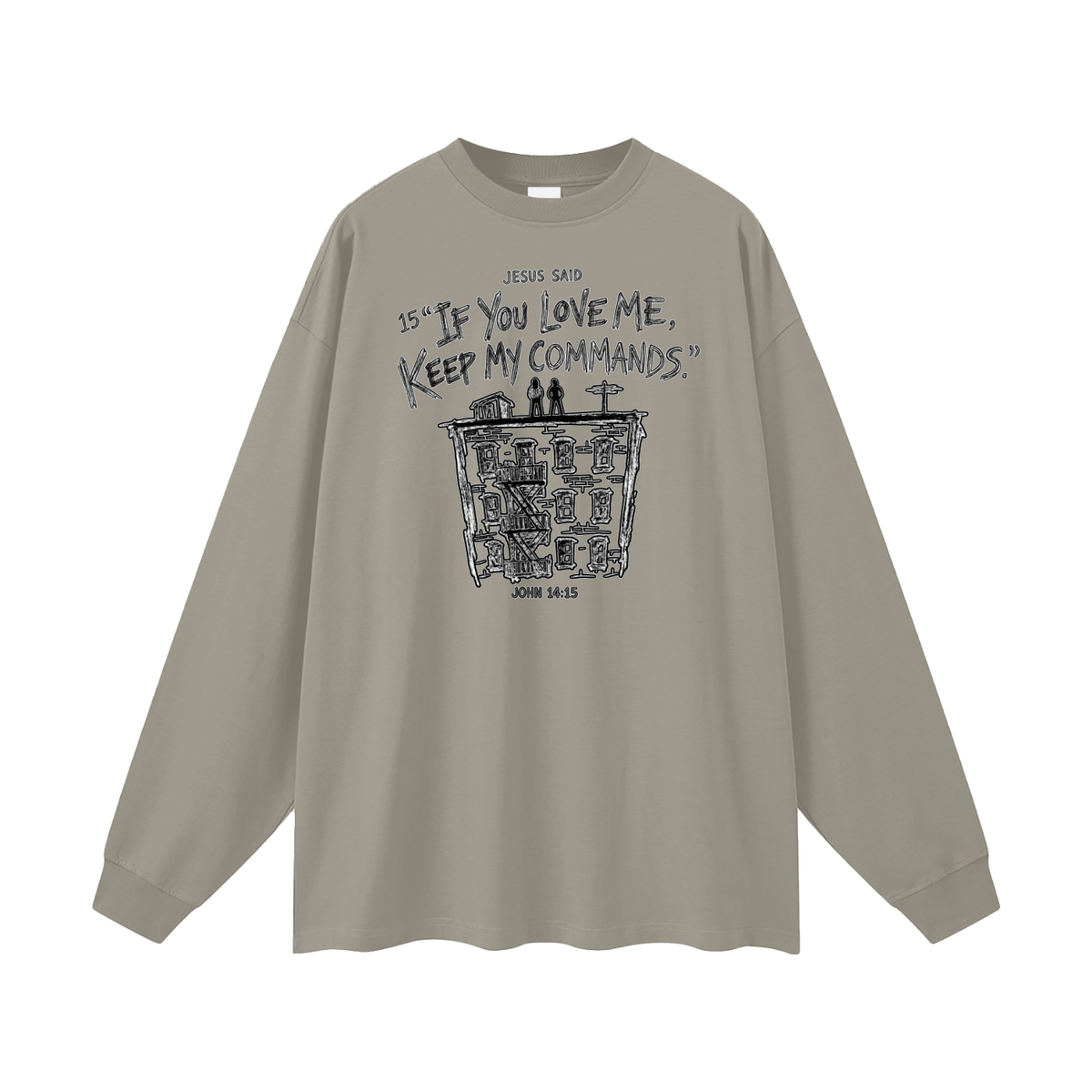 JOHN 14:15 NIV Long Sleeve T-Shirt