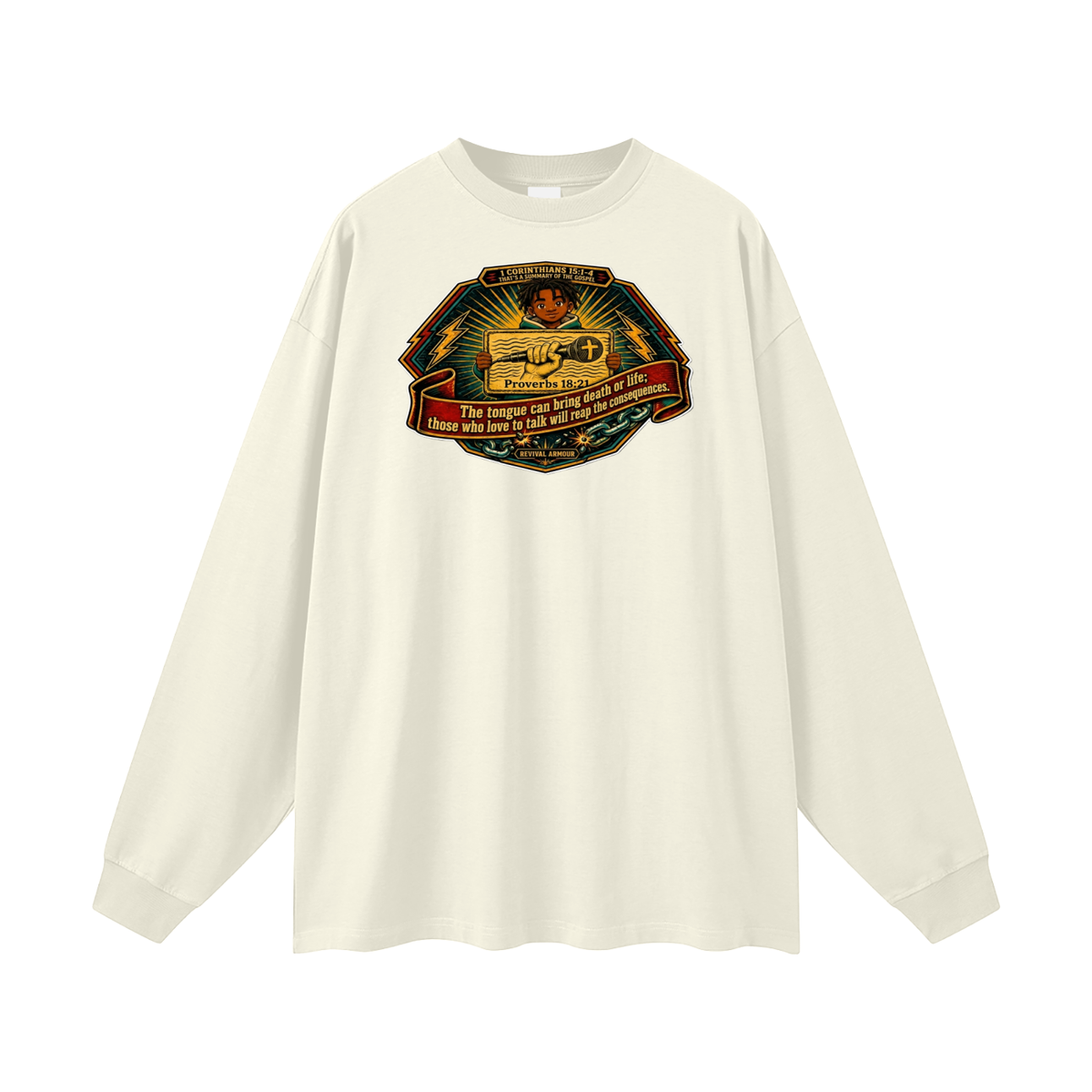 Oversized Unisex Long Sleeve T-Shirt