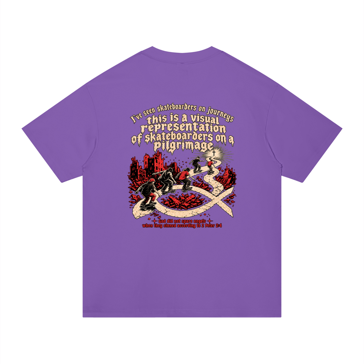 skateboarders on a pilgrimage T-Shirt