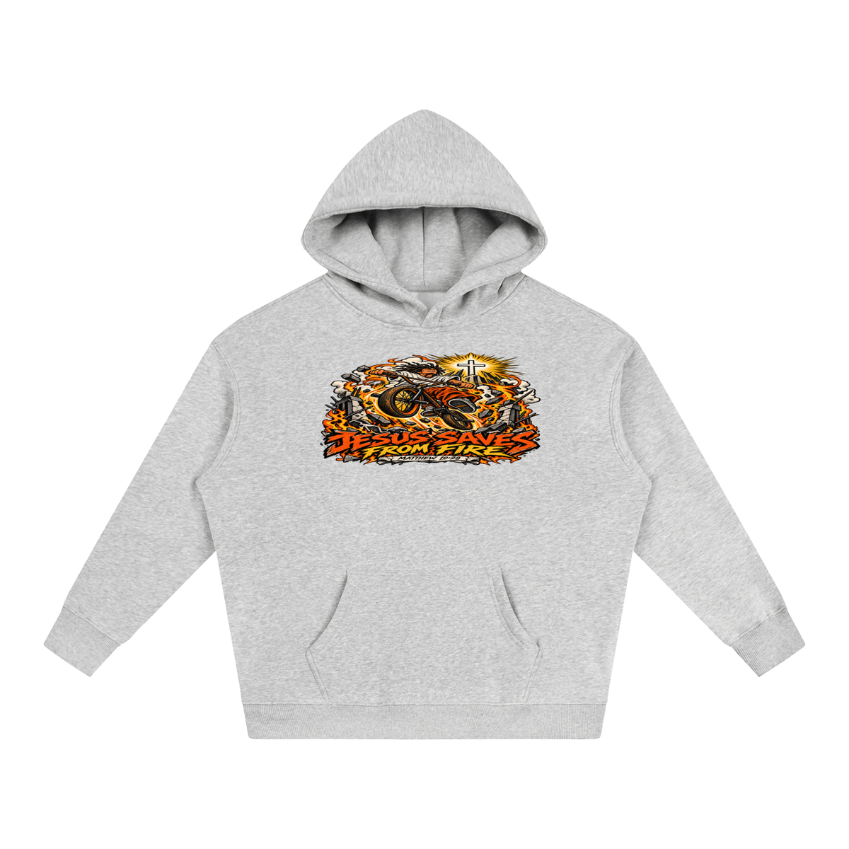 JESUS SAVES FROM FIRE Hoodie