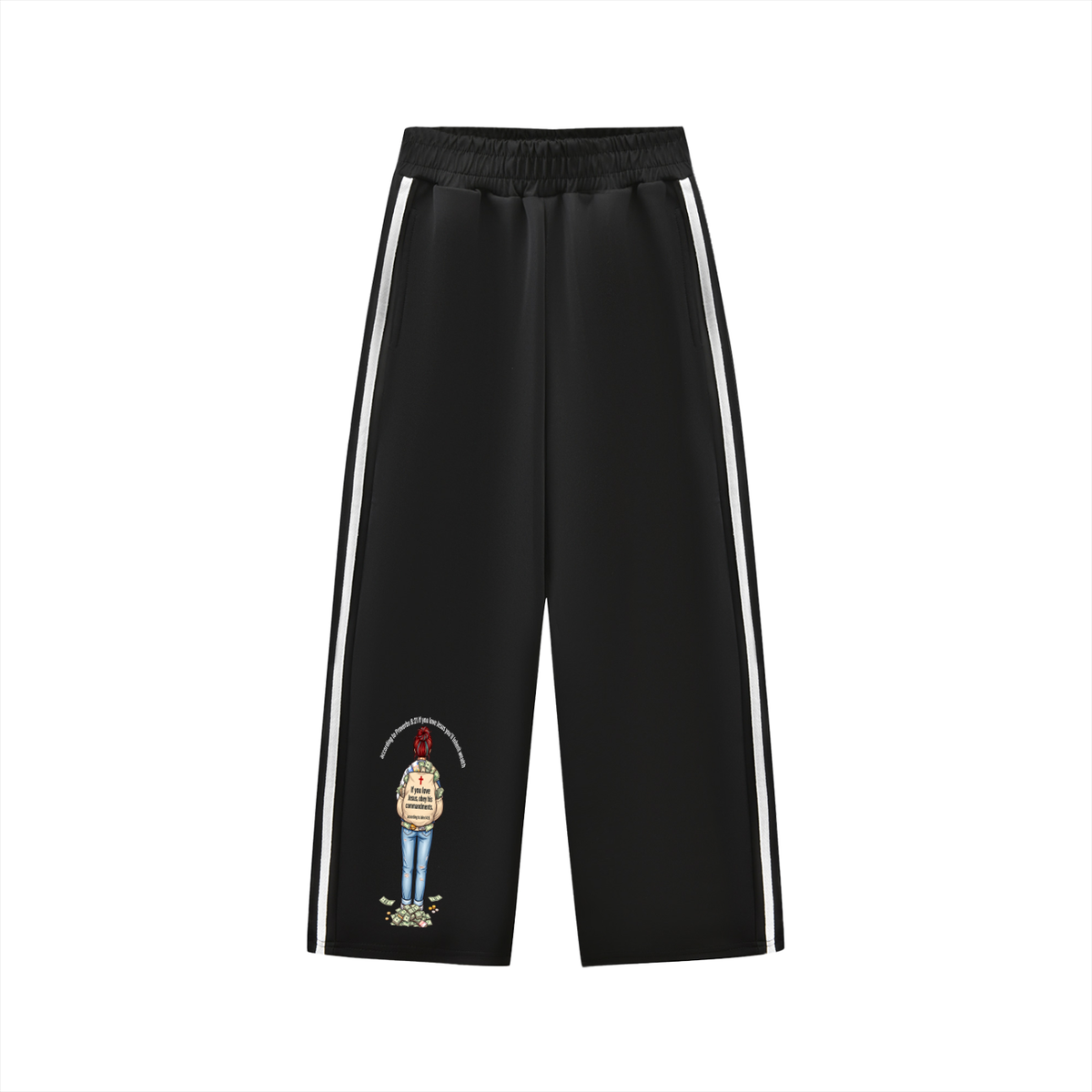 according to Proverbs 8:21 If you love Jesus you'll Inherit wealth If you love Jesus, obey his commandments according to John 14:15 youth Sweatpants