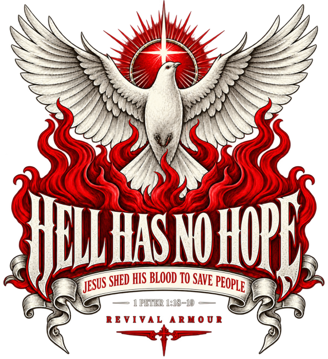 HELL HAS NO HOPE JESUS SHED HIS BLOOD TO SAVE PEOPLE Joggers