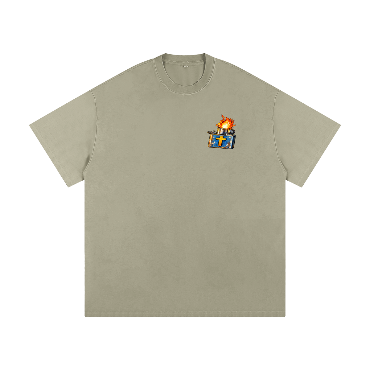 JESUS SAVES FROM IRE THAT GOES OUT AND DOGS DON'T GO TO THE NEW JERUSALEM ACCORDING TO REVELATION 22:15 T-Shirt