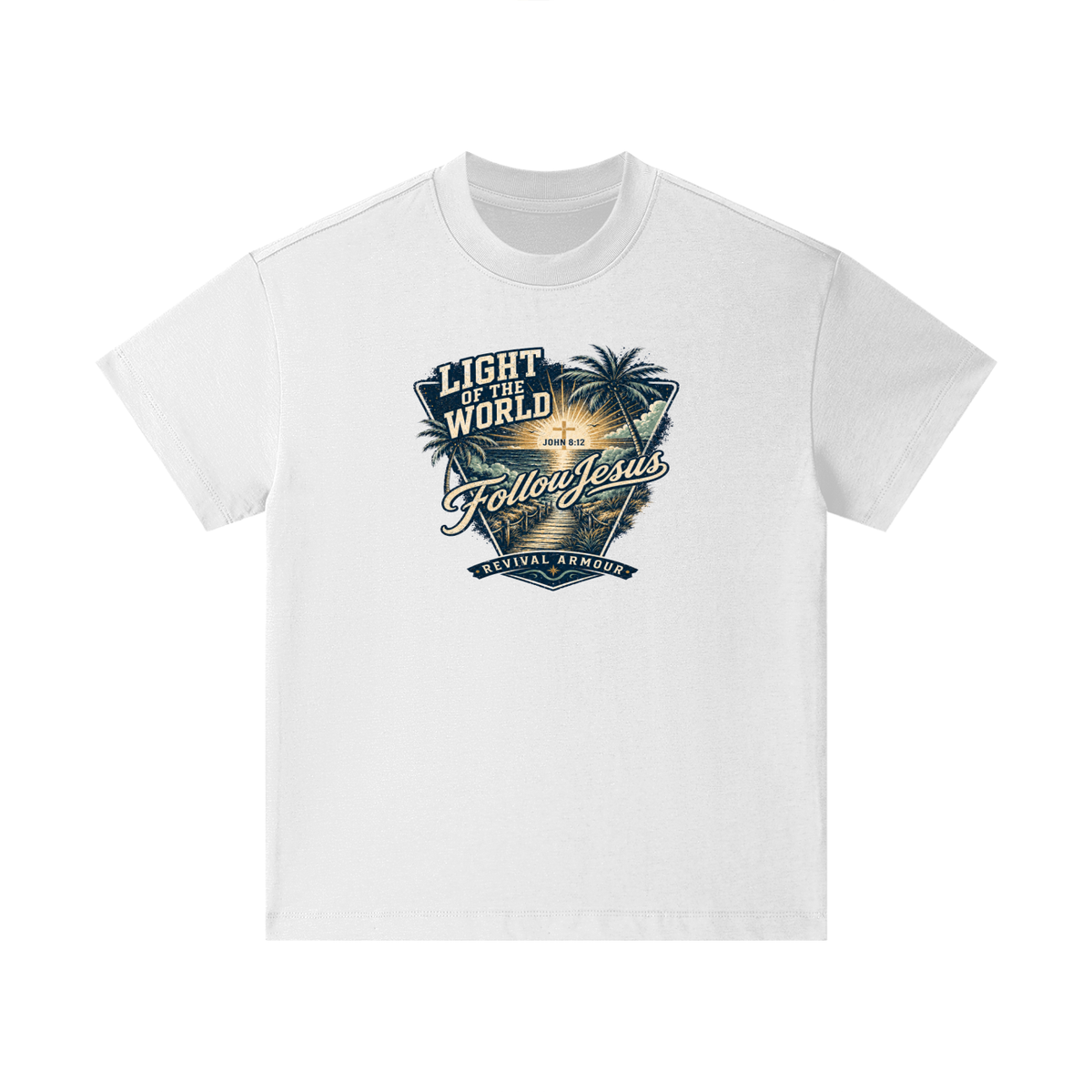 LIGHT OF THE WORLD FOLLOW JESUS REVIVAL ARMOUR Kids T-Shirt