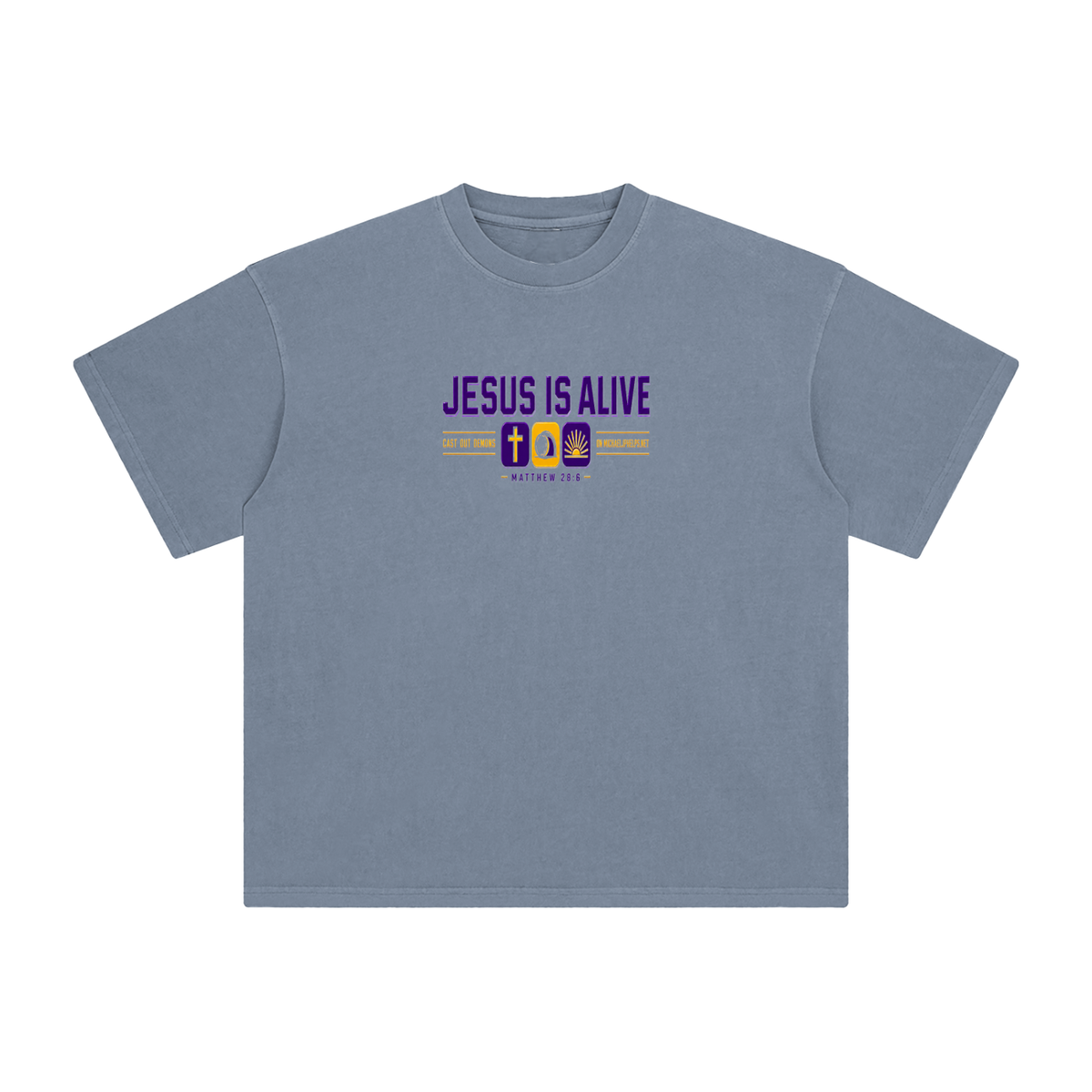 JESUS IS ALIVE CAST OUT DEMONS ON MICHAELJPHELPS.NET T-Shirt