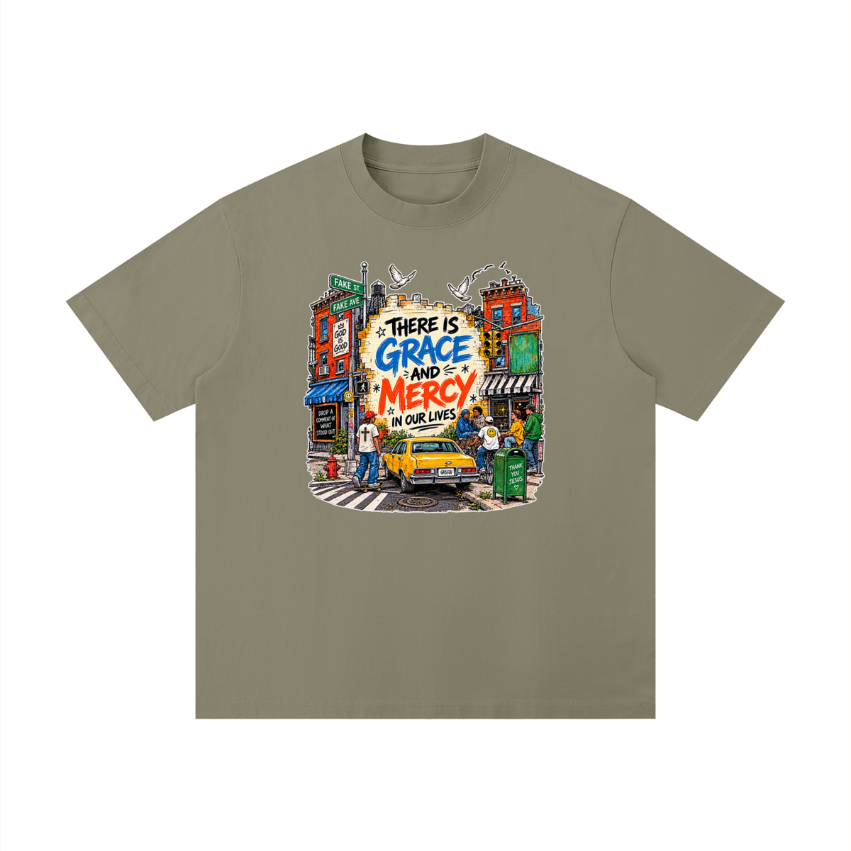 THERE IS GRACE AND MERCY IN OUR LIVES THANK YOU JESUS T-Shirt