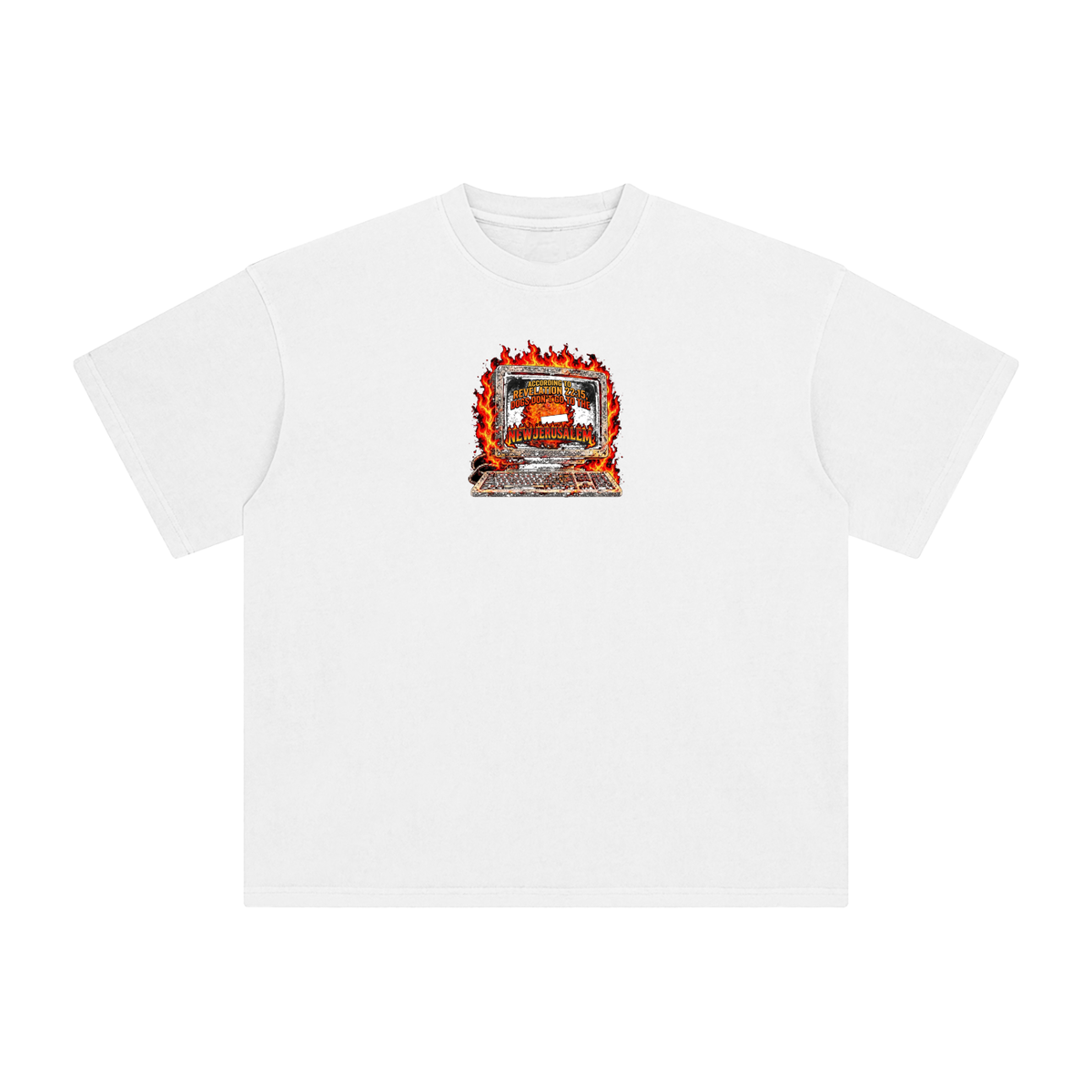 ACCORDING TO REVELATION 22:15, DOGS DON'T GO TO THE NEW JERUSALEM T-Shirt