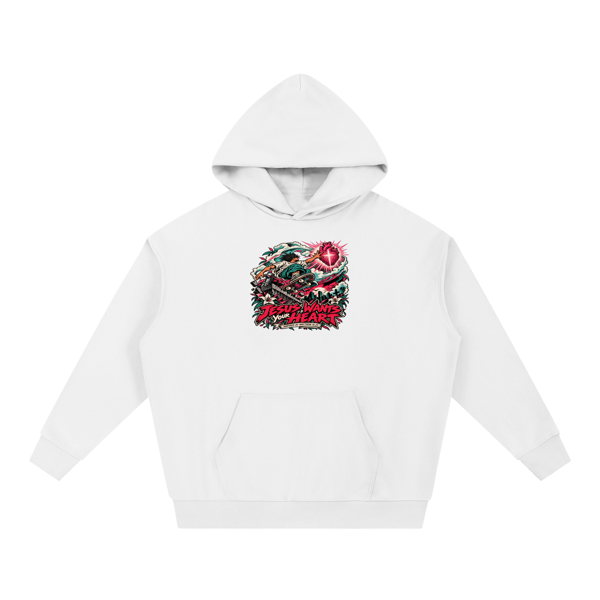 JESUS WANTS YOUR HEART INSPIRED BY MATTHEW 16:25 Hoodie