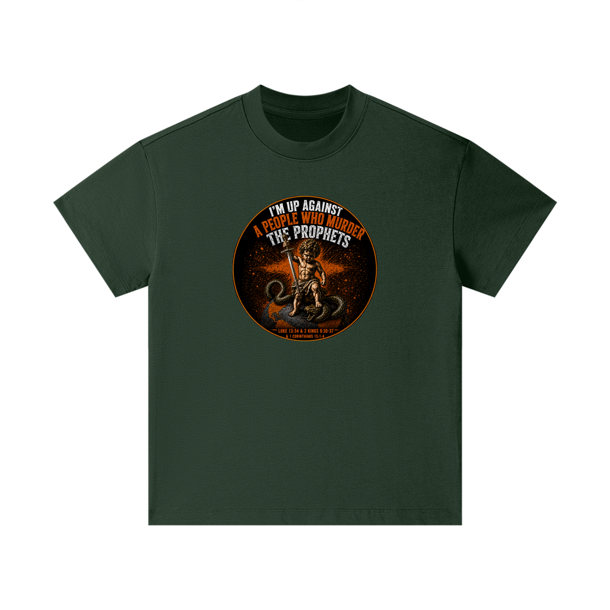 I'm up against a people who murder the prophets Kids' T-Shirt