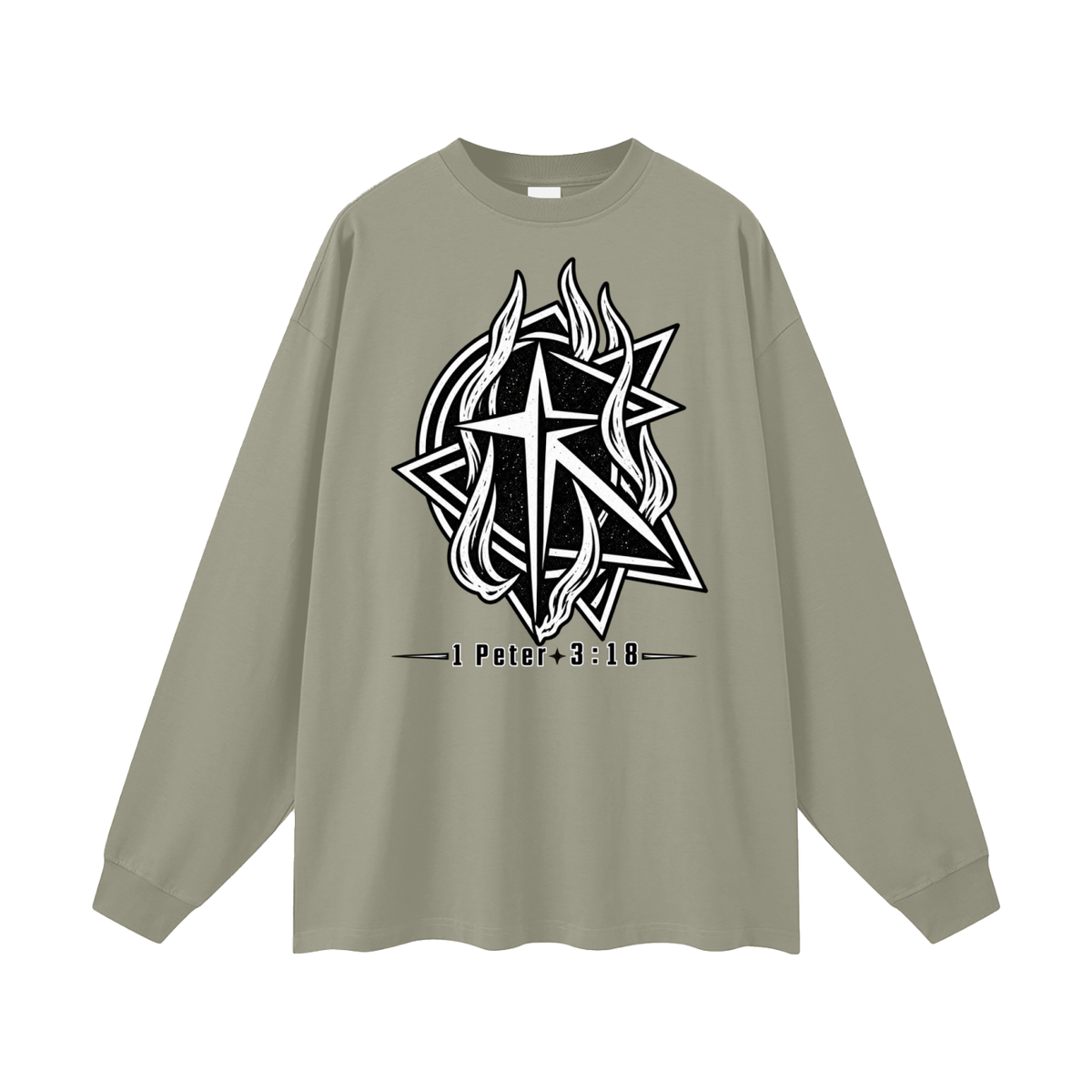 1 Peter 3:18 Long Sleeve T-Shirt