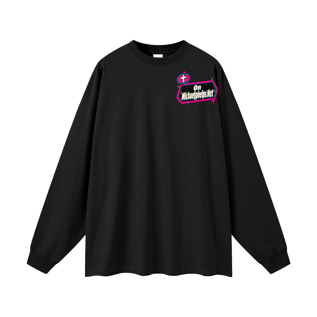 Cast out demons in the name of Jesus on Michaeljphelps.Net Long Sleeve T-Shirt