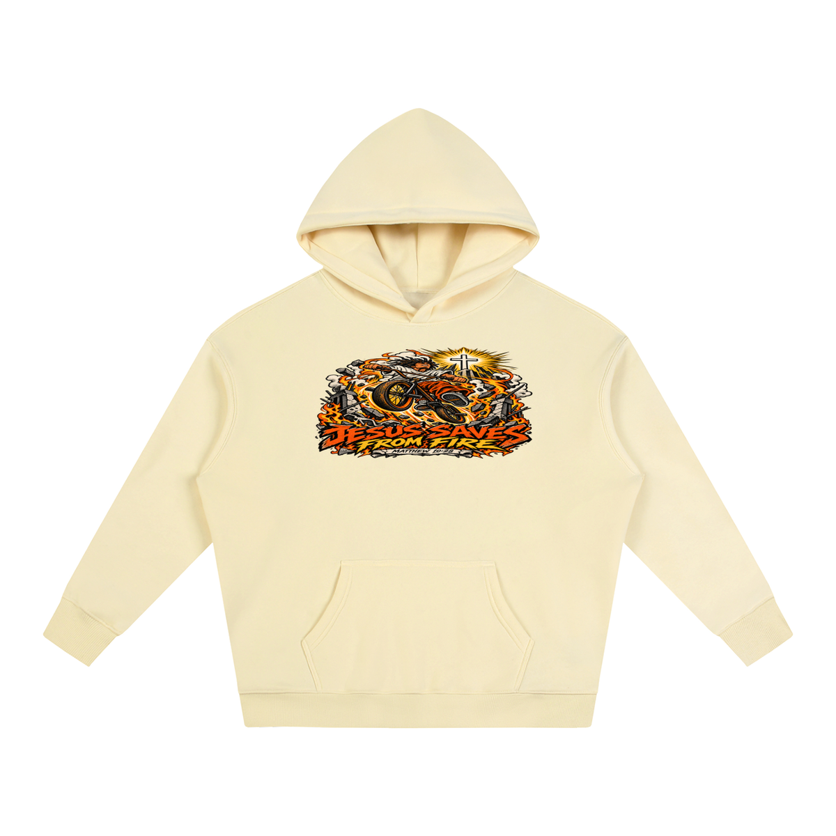 JESUS SAVES FROM FIRE Hoodie
