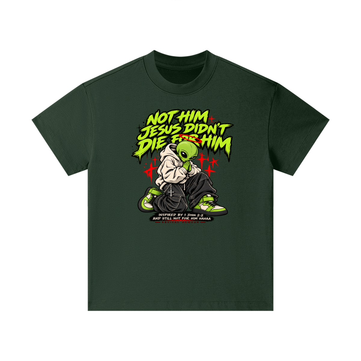 NOT HIM JESUS DIDN'T DIE FOR HIM INSPIRED BY 1 JOHN 2:2 AND STILL NOT FOR HIM HAAA Kids T-Shirt