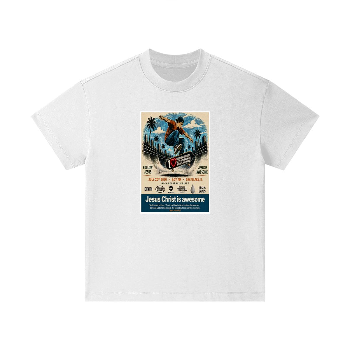 Jesus Christ is awesome Kids T-Shirt