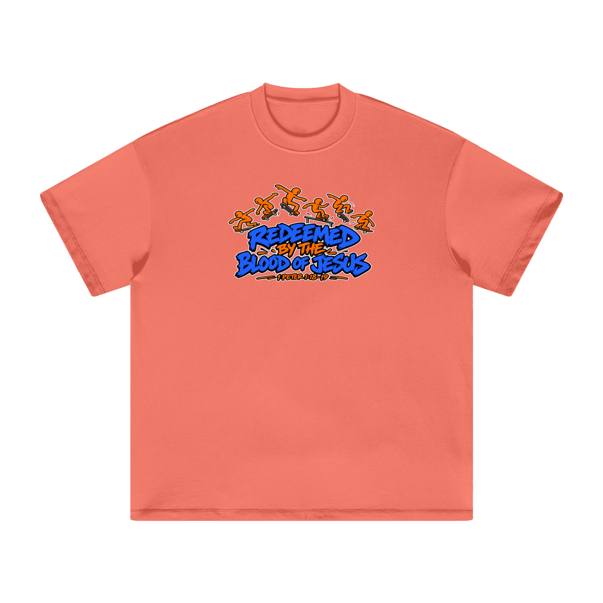 REDEEMED BY THE BLOOD OF JESUS - 1 PETER 1:18-19 - T-Shirt