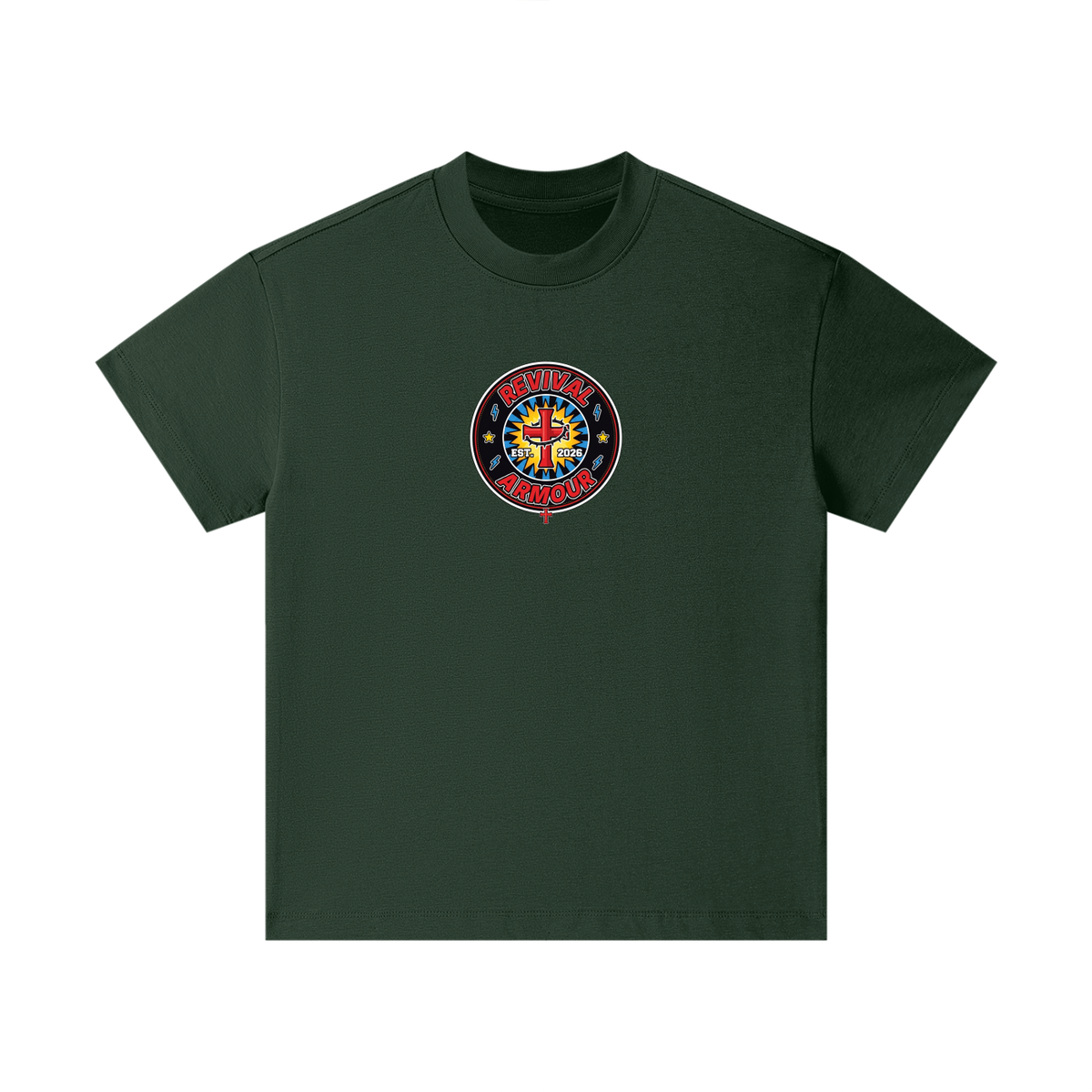 REVIVAL EST. 2026 ARMOUR JESUS DIED FOR OUR SINS Kids T-Shirt