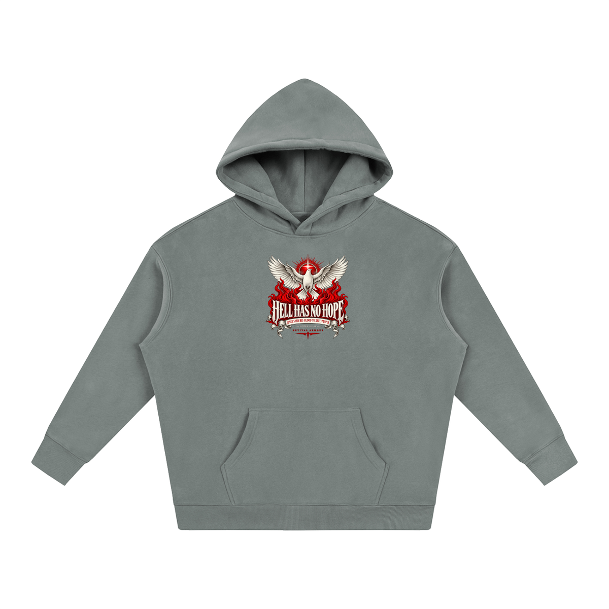 HELL HAS NO HOPE JESUS SHED HIS BLOOD TO SAVE PEOPLE Hoodie